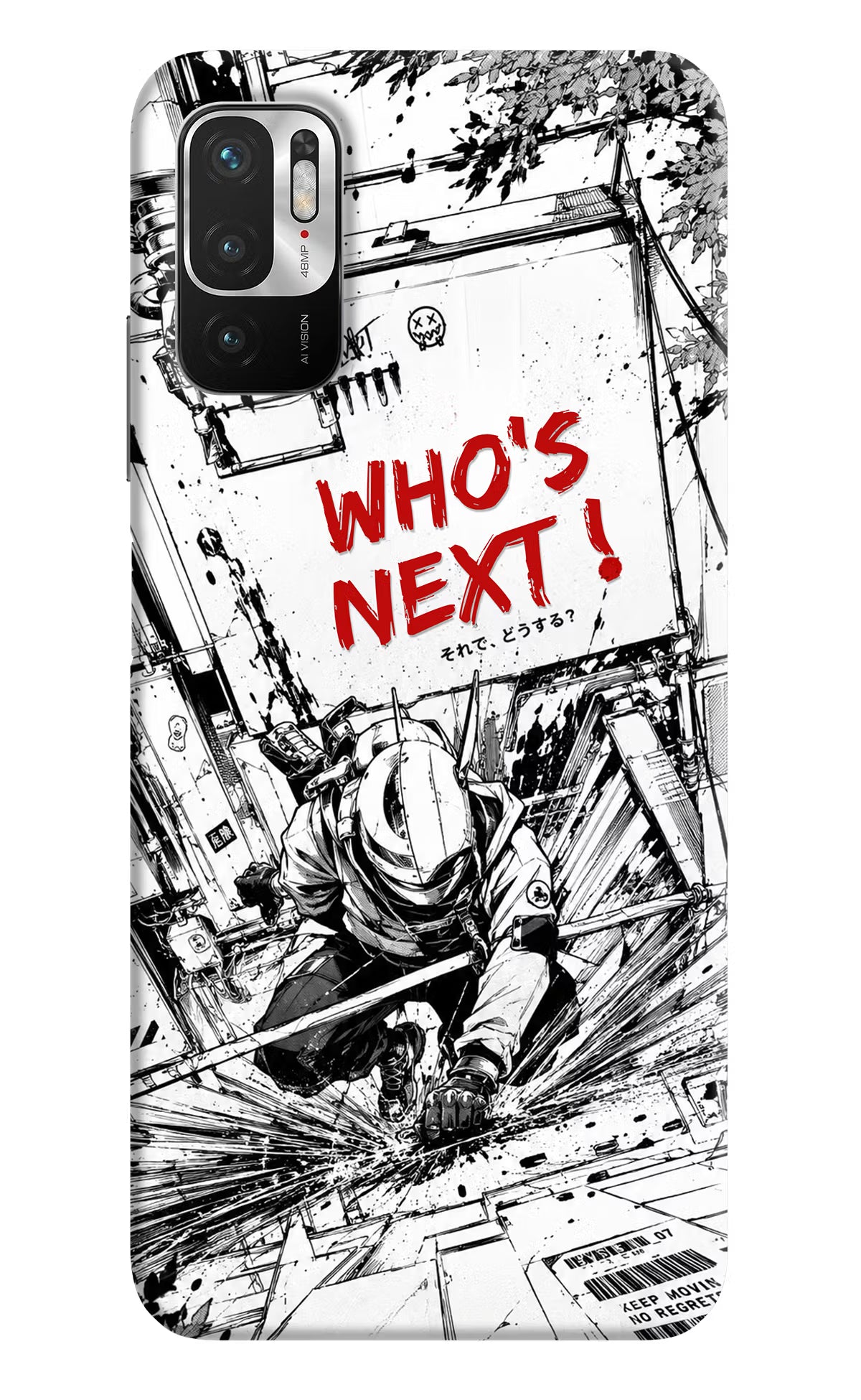 Who's Next Redmi Note 10T 5G Hard Case Back Cover by Casekaro