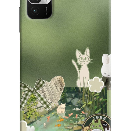 Aesthetic anime Redmi Note 10T 5G Hard Case Back Cover by Casekaro