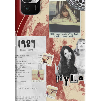 Taylor Swift Redmi Note 10T 5G Hard Case Back Cover by Casekaro