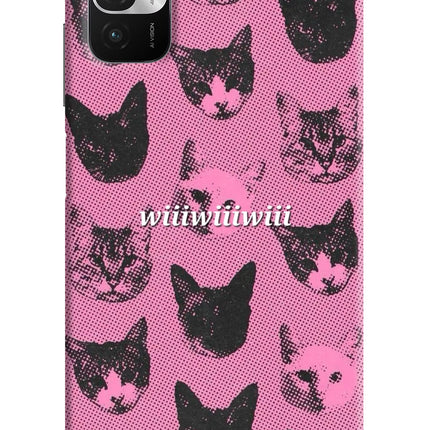 Pink Cats Redmi Note 10T 5G Hard Case Back Cover by Casekaro