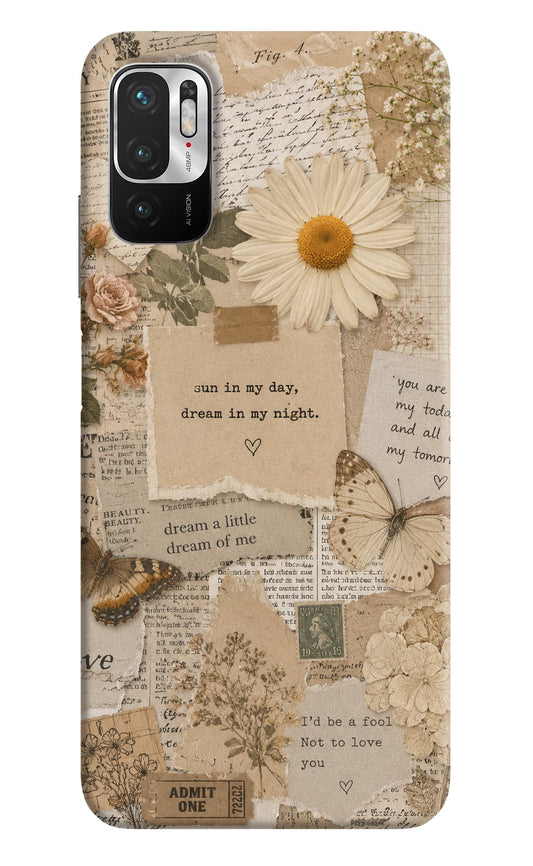 Vintage case Redmi Note 10T 5G Back Cover
