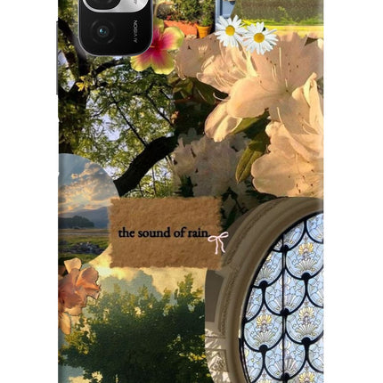 Rain Redmi Note 10T 5G Hard Case Back Cover by Casekaro
