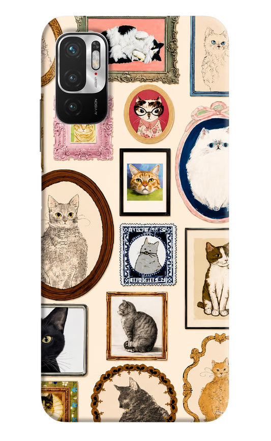 Mirror Cats Redmi Note 10T 5G Hard Case Back Cover by Casekaro