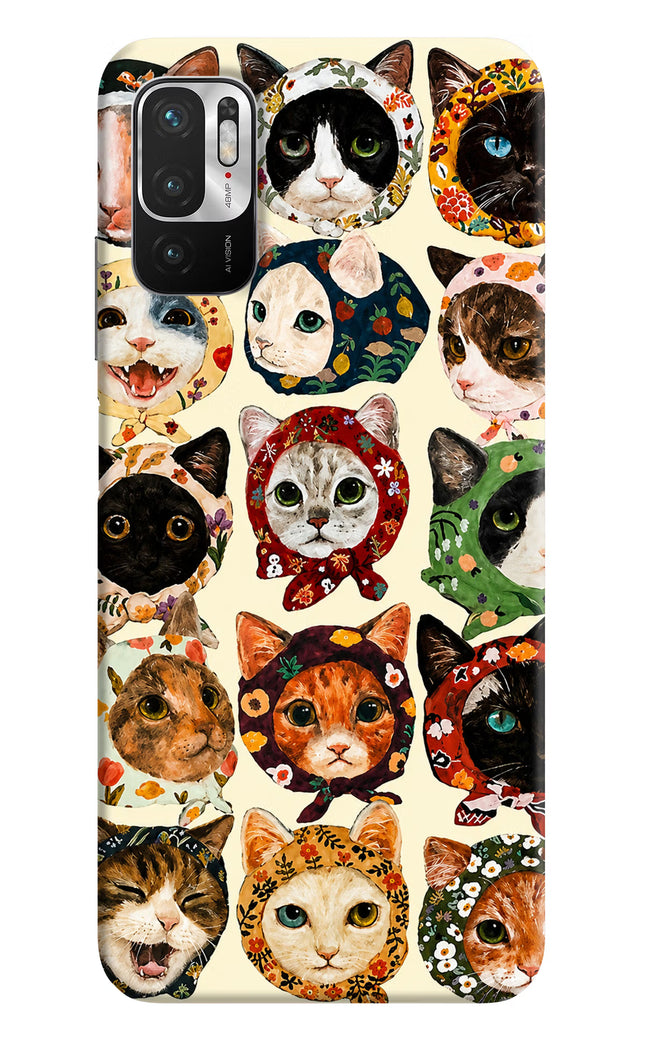 Cool Cat Redmi Note 10T 5G Hard Case Back Cover by Casekaro