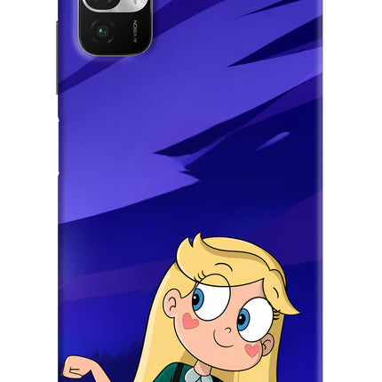 Star Glow Redmi Note 10T 5G Hard Case Back Cover by Casekaro
