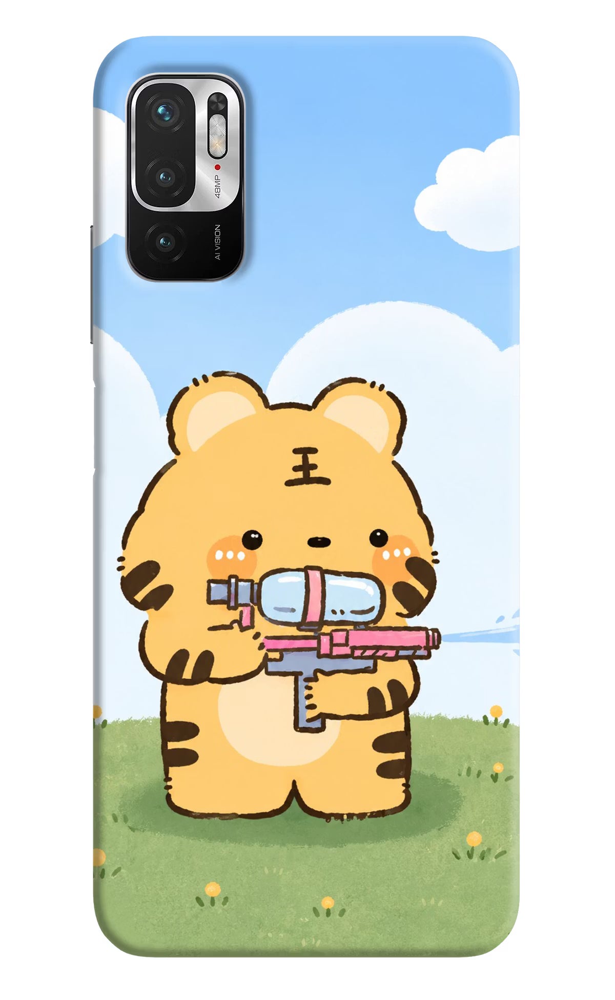 Tiger Treat Redmi Note 10T 5G Back Cover