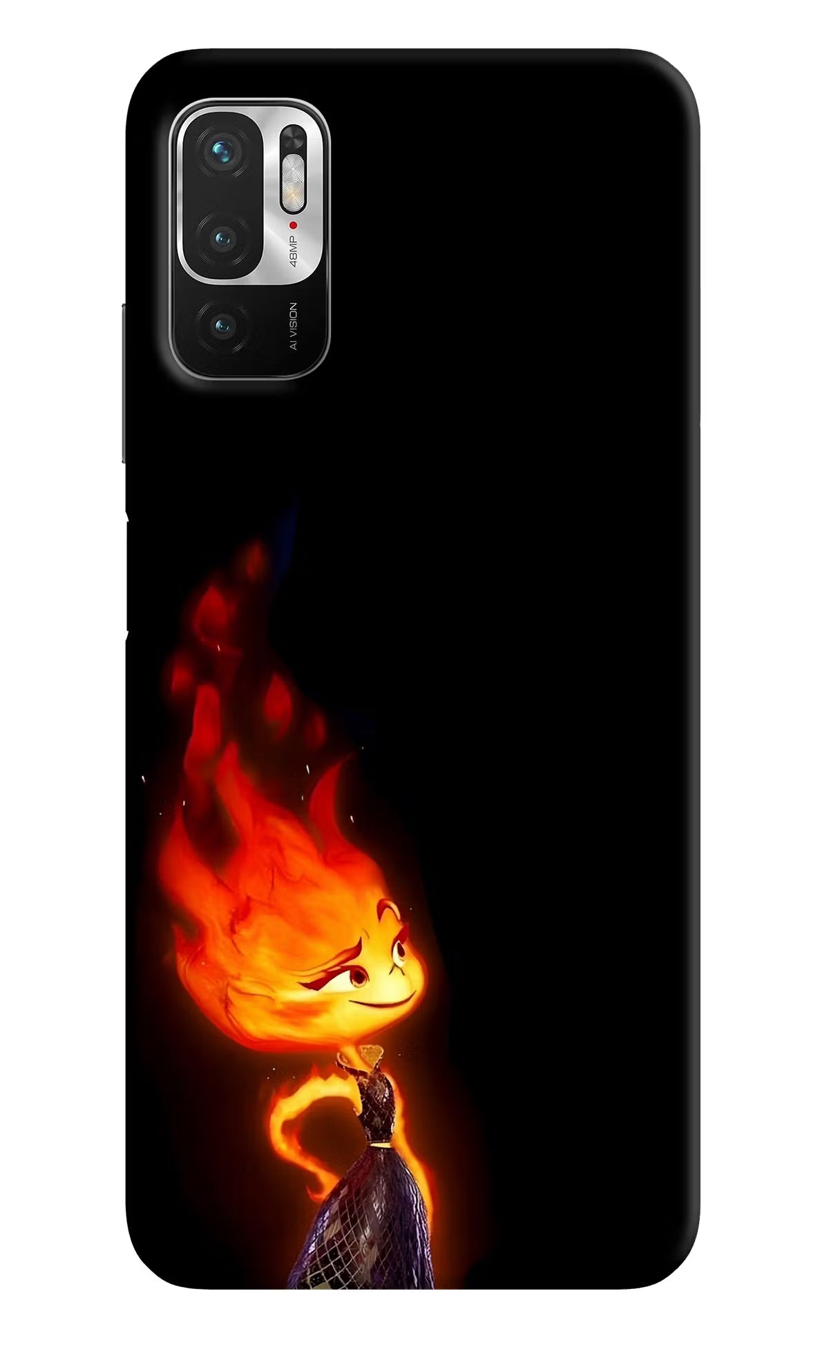 Ember Flame Redmi Note 10T 5G Hard Case Back Cover by Casekaro