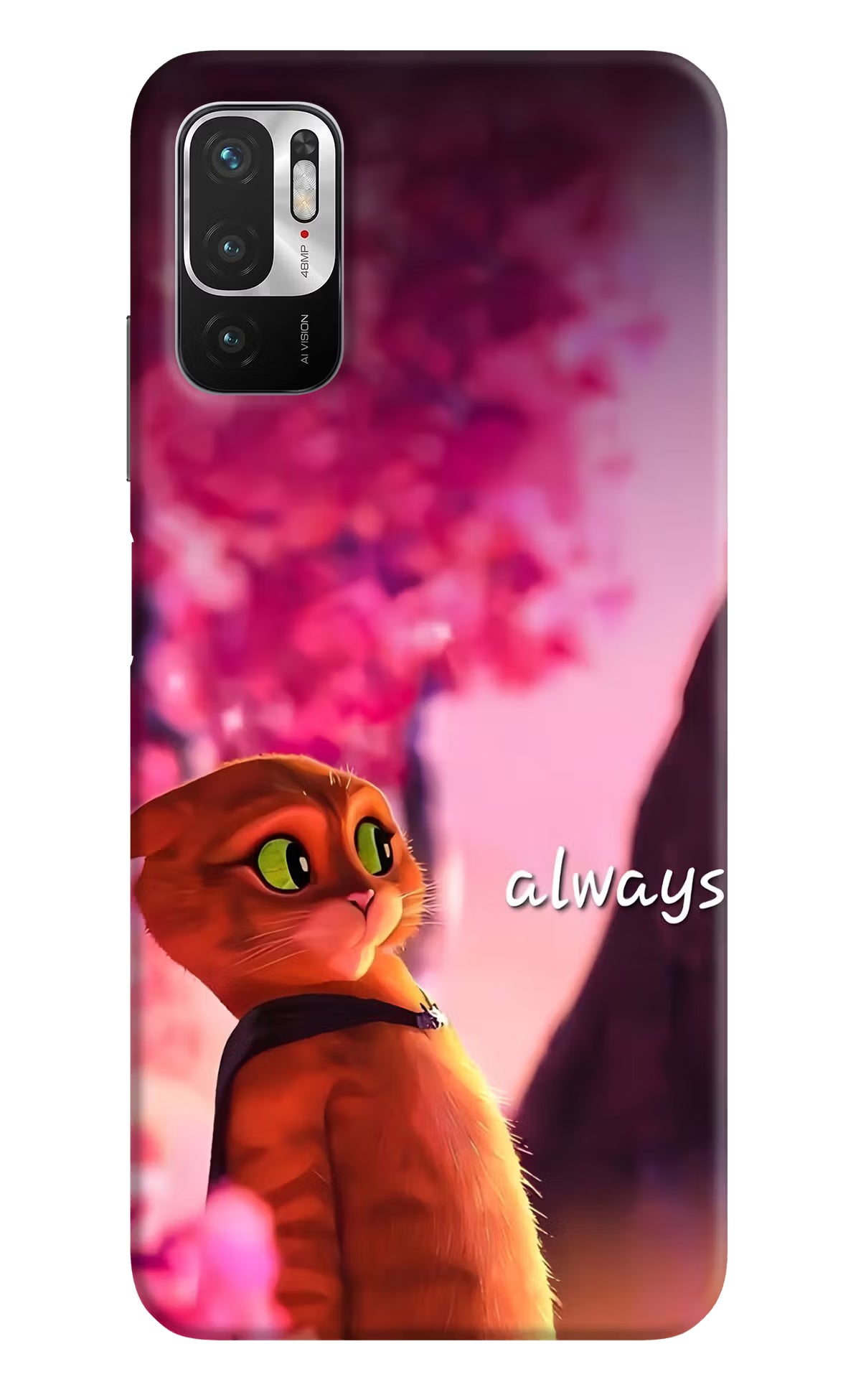 Always Cat Redmi Note 10T 5G Back Cover
