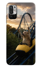 Rollercoaster Dog Redmi Note 10T 5G Hard Case Back Cover by Casekaro