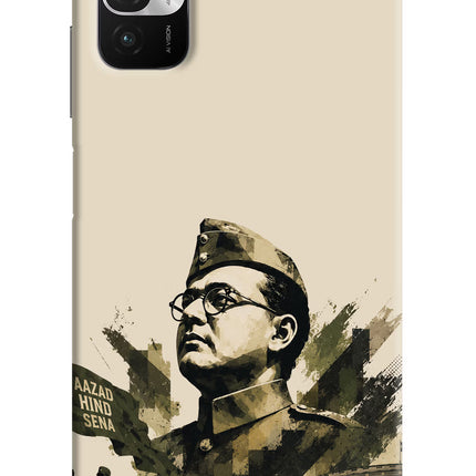 Netaji Rising Redmi Note 10T 5G Hard Case Back Cover by Casekaro