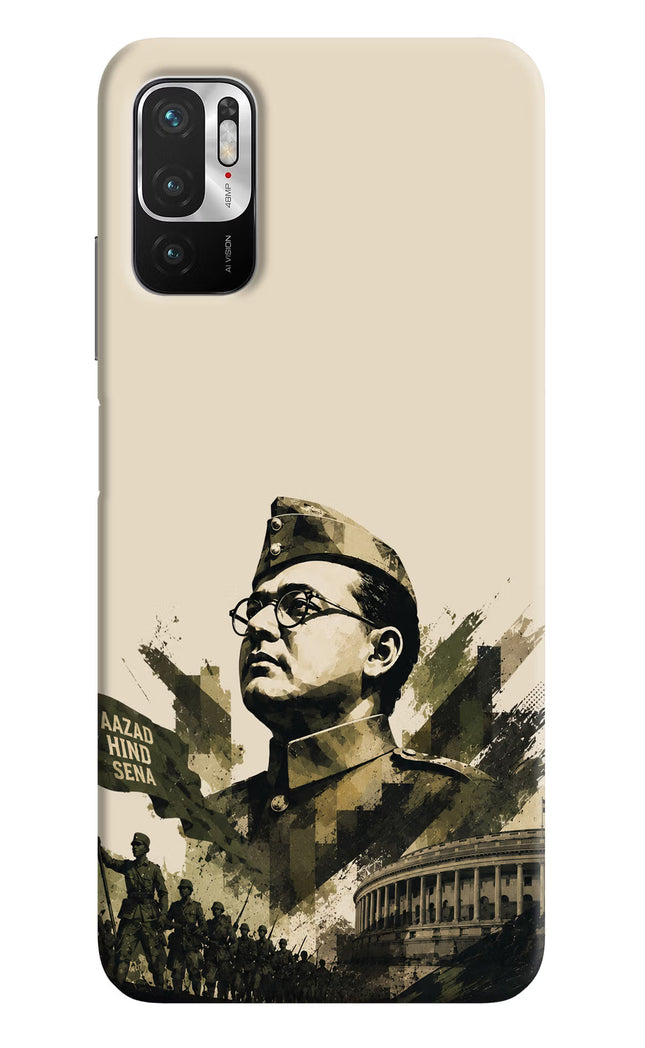 Netaji Rising Redmi Note 10T 5G Hard Case Back Cover by Casekaro