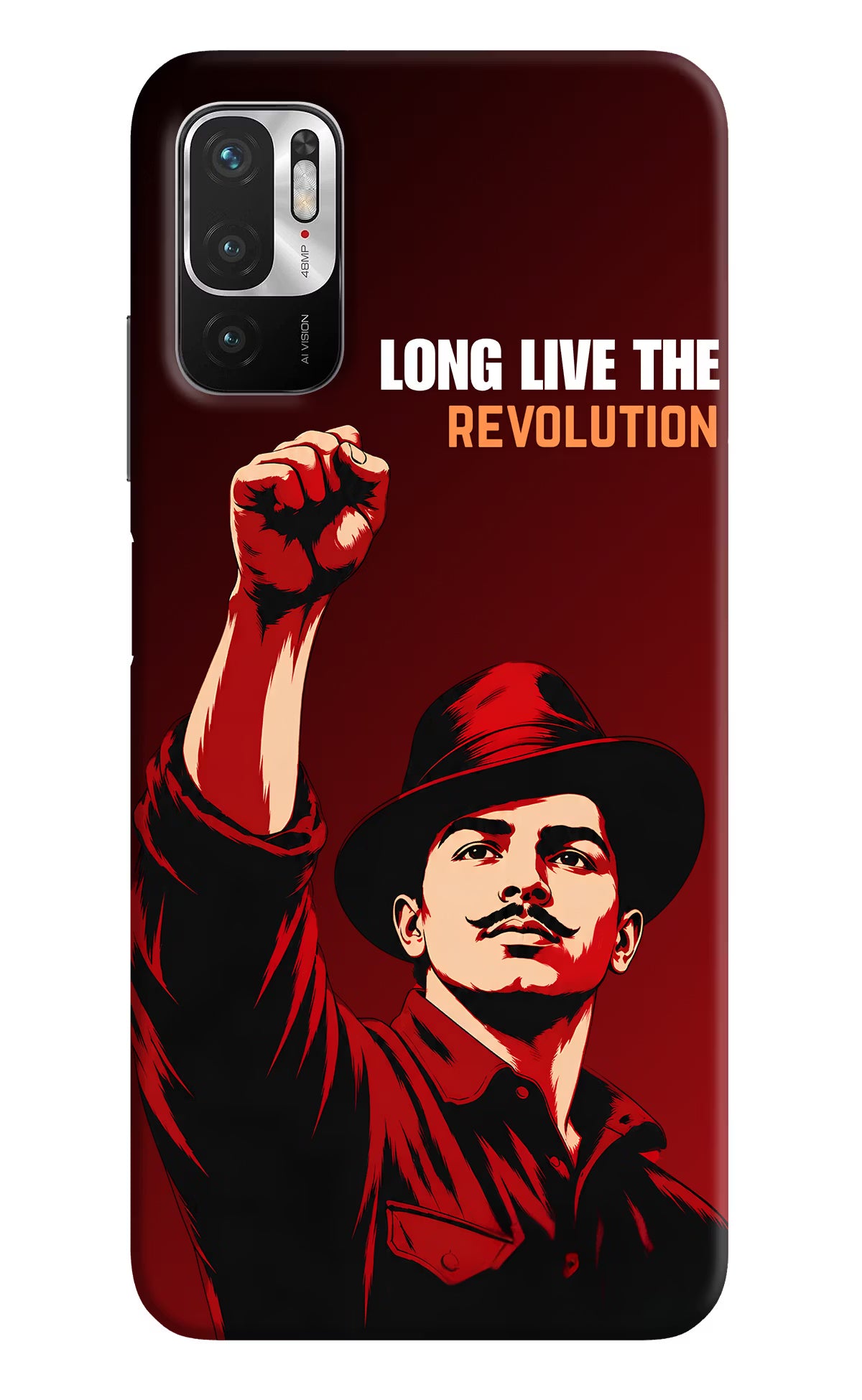 Bhagat Singh Revolution Redmi Note 10T 5G Back Cover