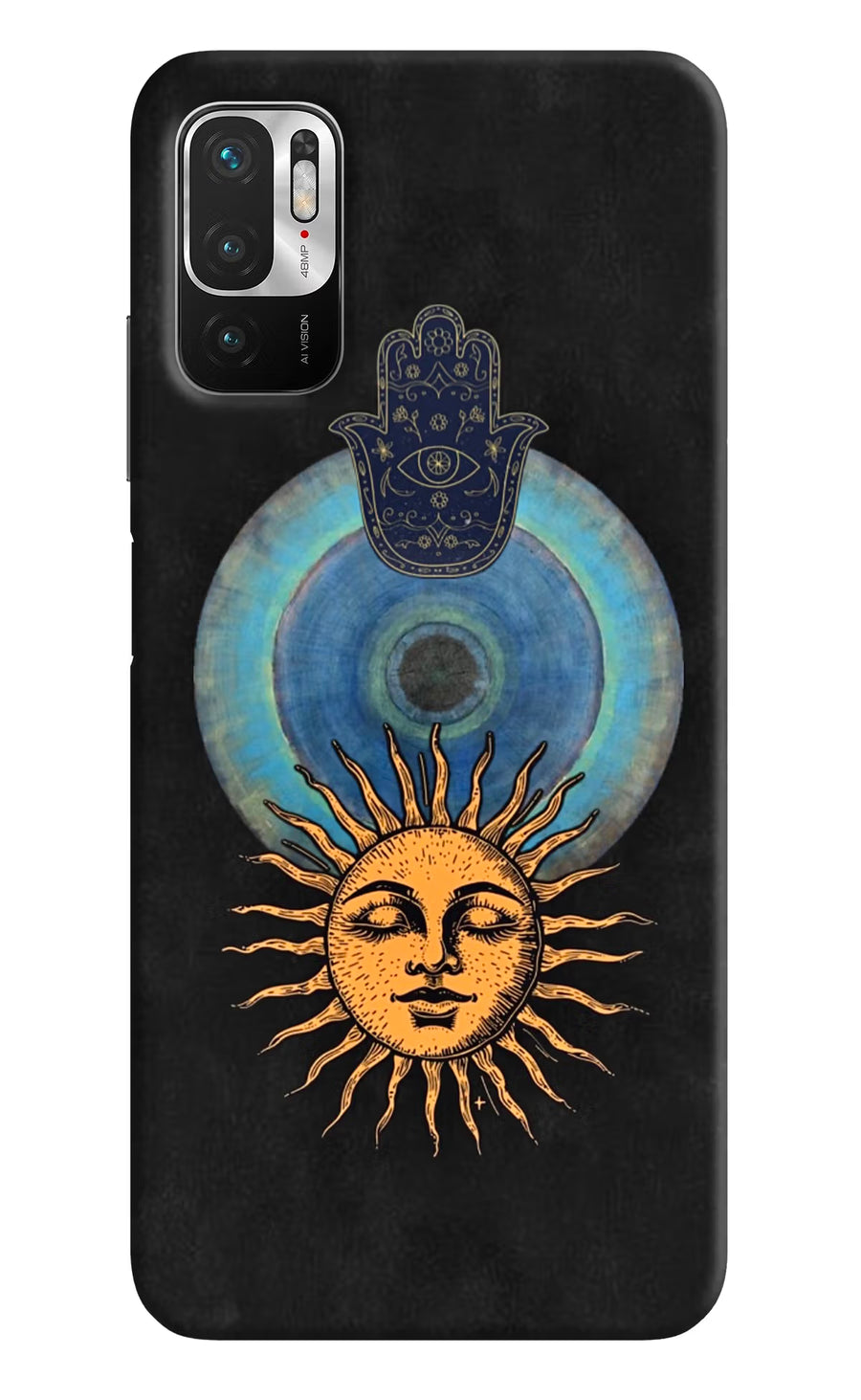 Divine Sun Redmi Note 10T 5G Back Cover, Hard case