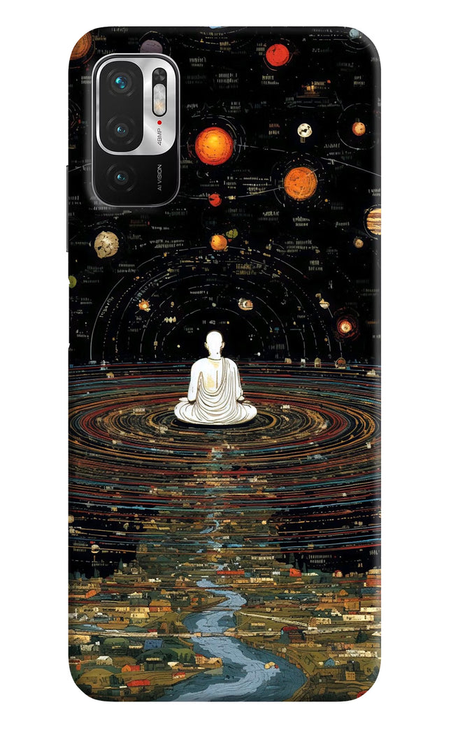 Space Monk Redmi Note 10T 5G Hard Case Back Cover by Casekaro