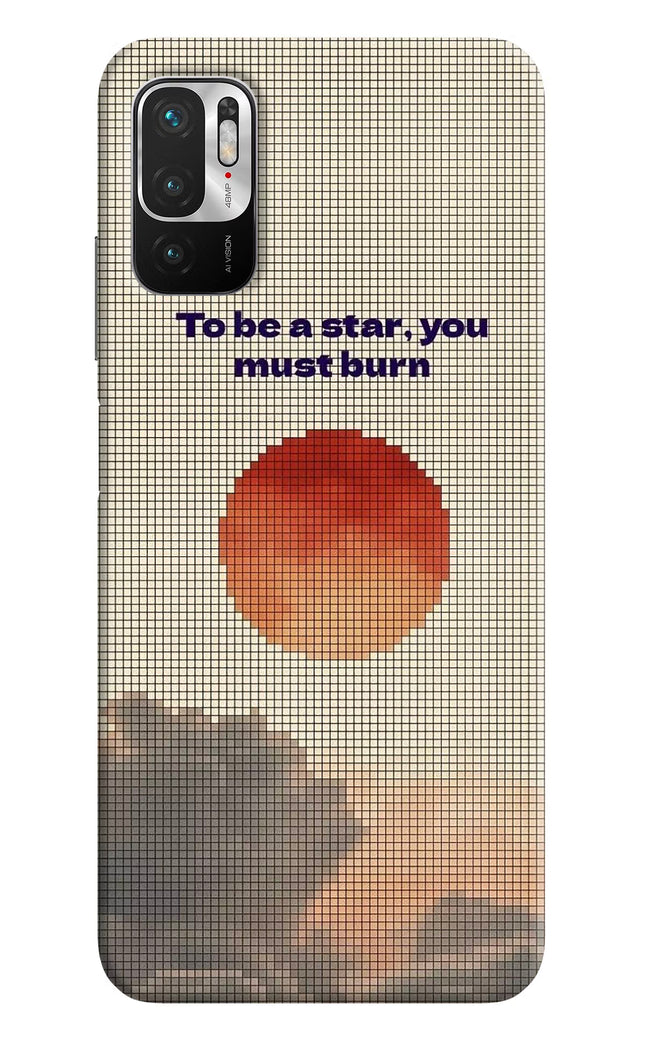 Pixel Sun Redmi Note 10T 5G Hard Case Back Cover by Casekaro