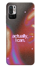Pink Aura Redmi Note 10T 5G Hard Case Back Cover by Casekaro
