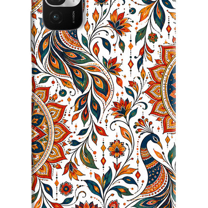 White Mayura Redmi Note 10T 5G Back Cover