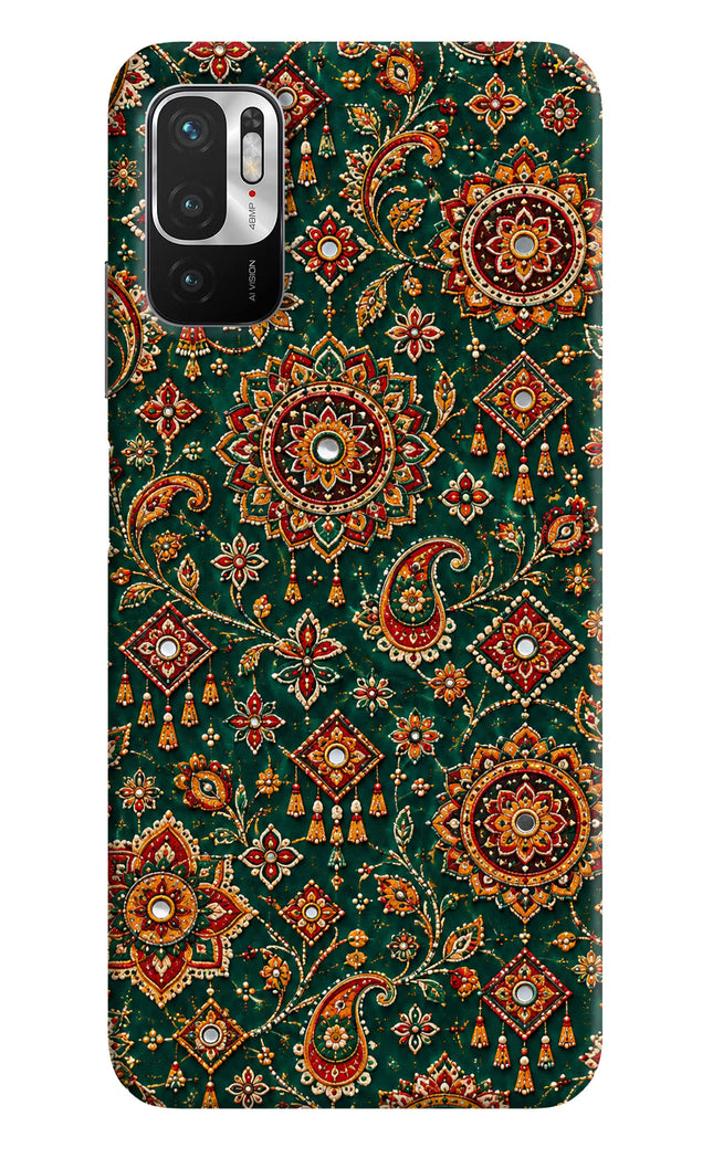 Green Pataka Redmi Note 10T 5G Hard Case Back Cover by Casekaro