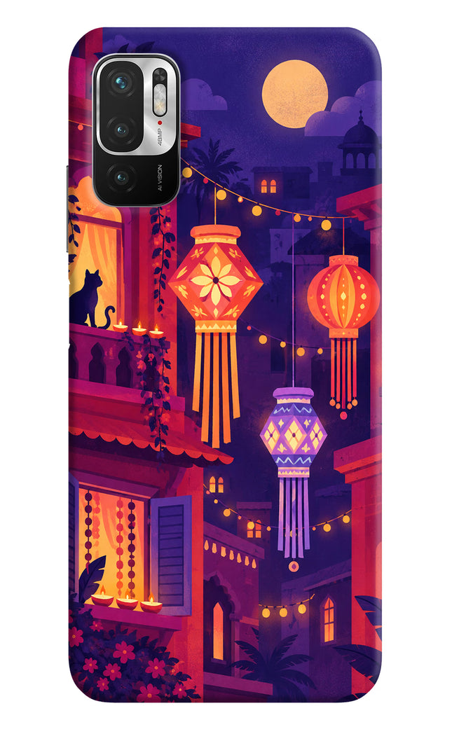Lantern Lane Redmi Note 10T 5G Hard Case Back Cover by Casekaro