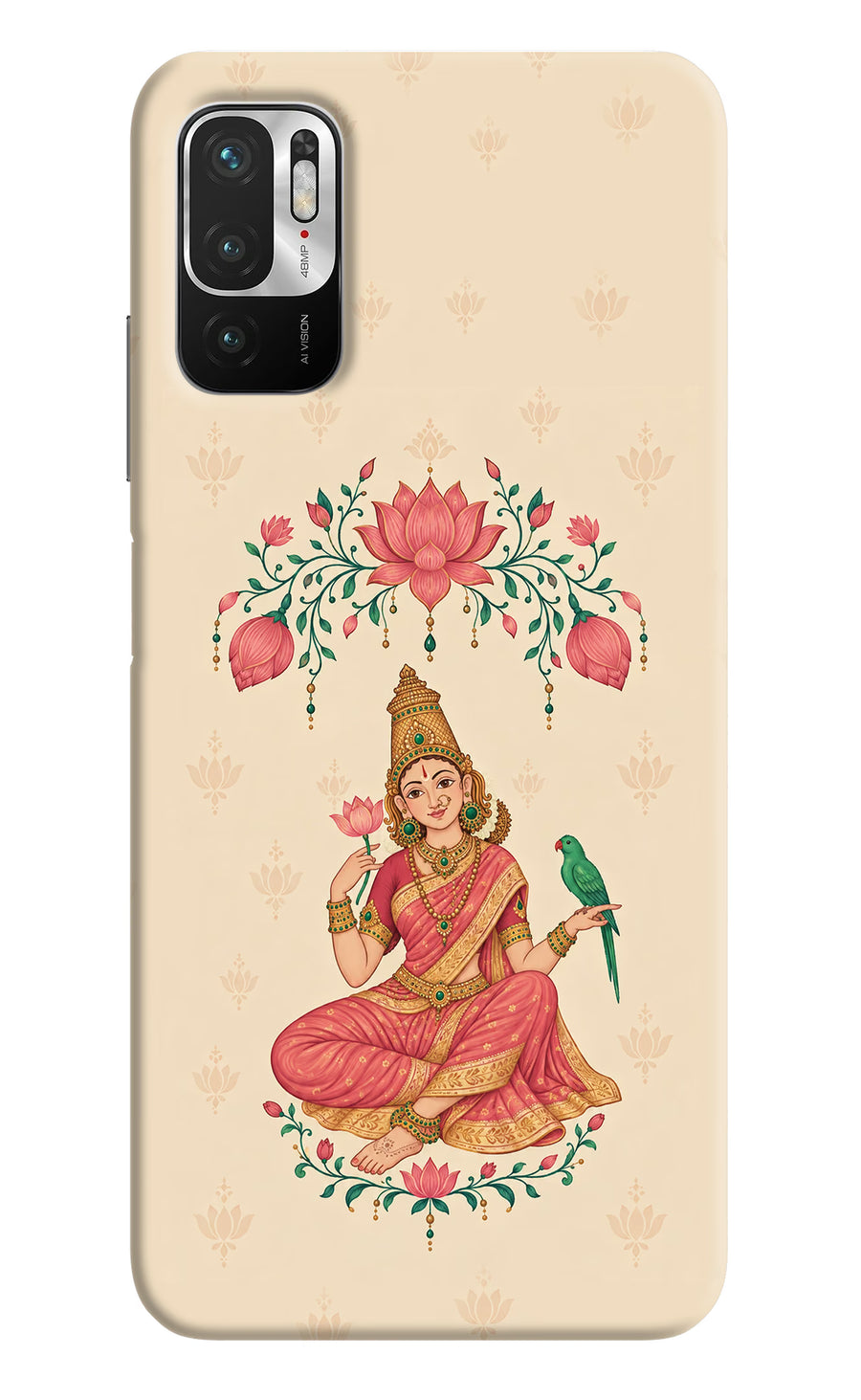 Goddess Lakshmi Redmi Note 10T 5G Back Cover, Hard case