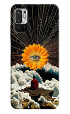 Cosmic Flower Redmi Note 10T 5G Hard Case Back Cover by Casekaro