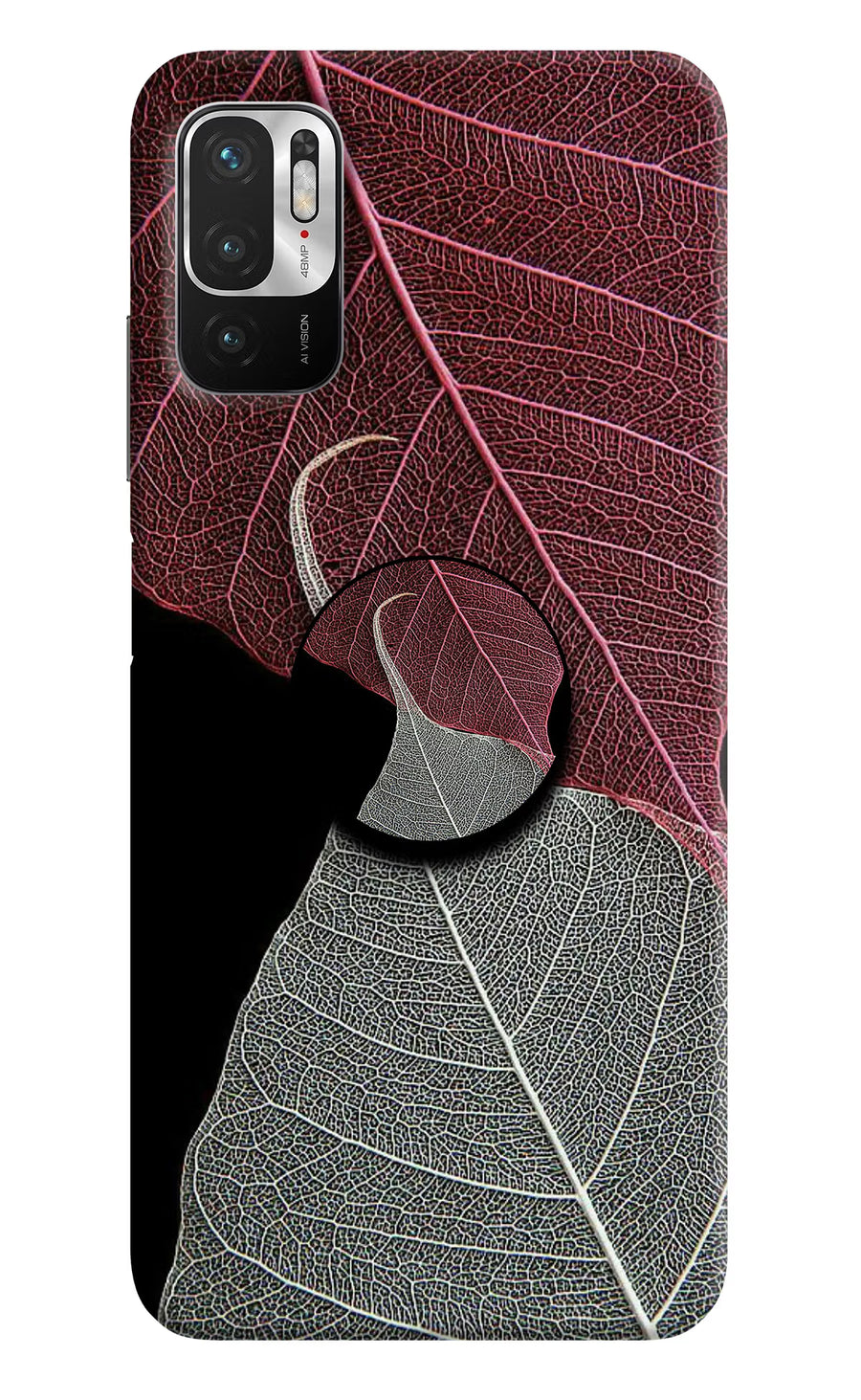 Leaf Pattern Redmi Note 10T 5G Pop Case, Hard case