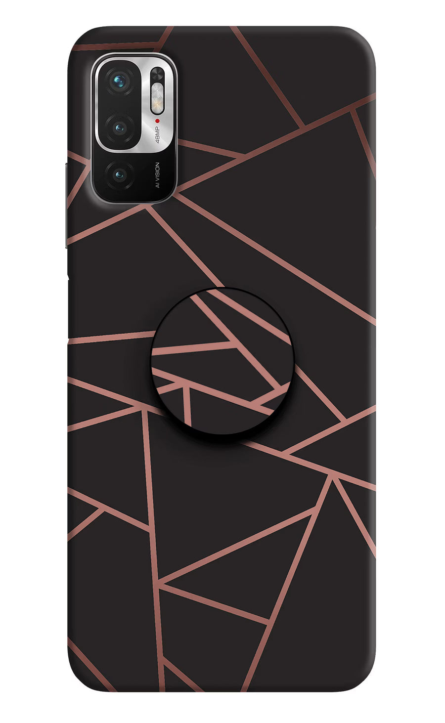 Geometric Pattern Redmi Note 10T 5G Pop Case, Hard case