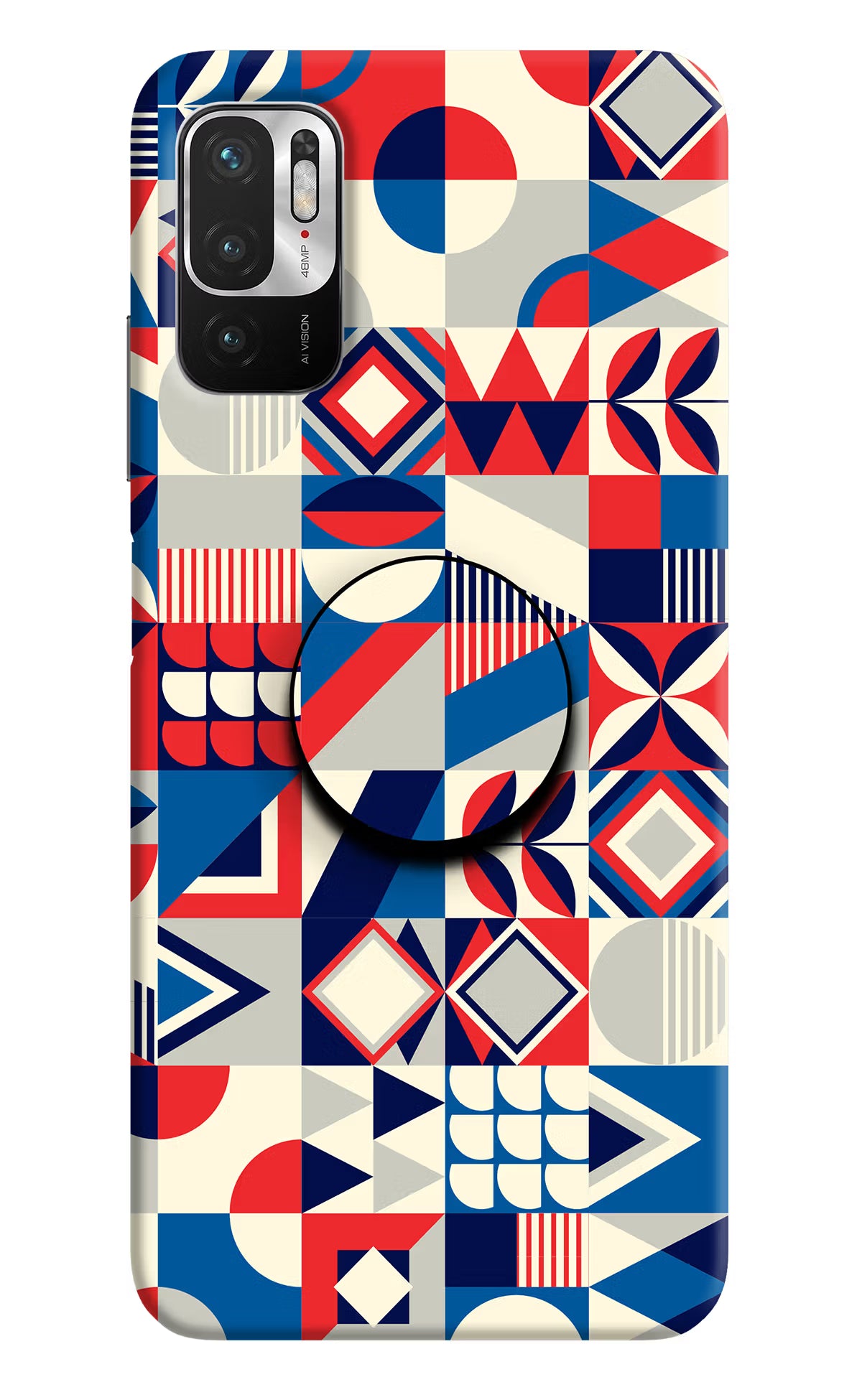 Colorful Pattern Redmi Note 10T 5G Pop Case by Casekaro