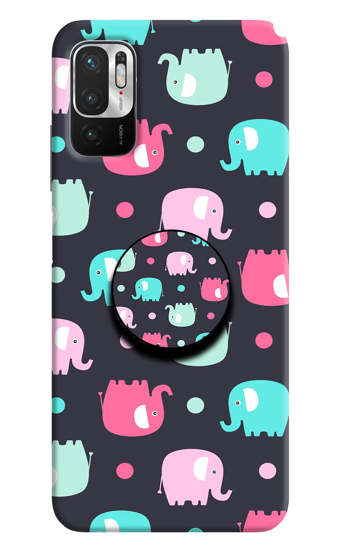 Baby Elephants Redmi Note 10T 5G Pop Case by Casekaro
