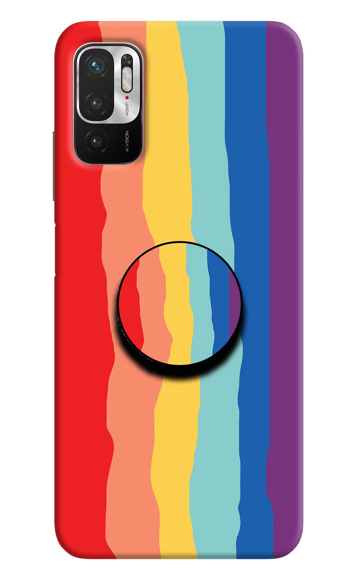 Rainbow Redmi Note 10T 5G Pop Case by Casekaro