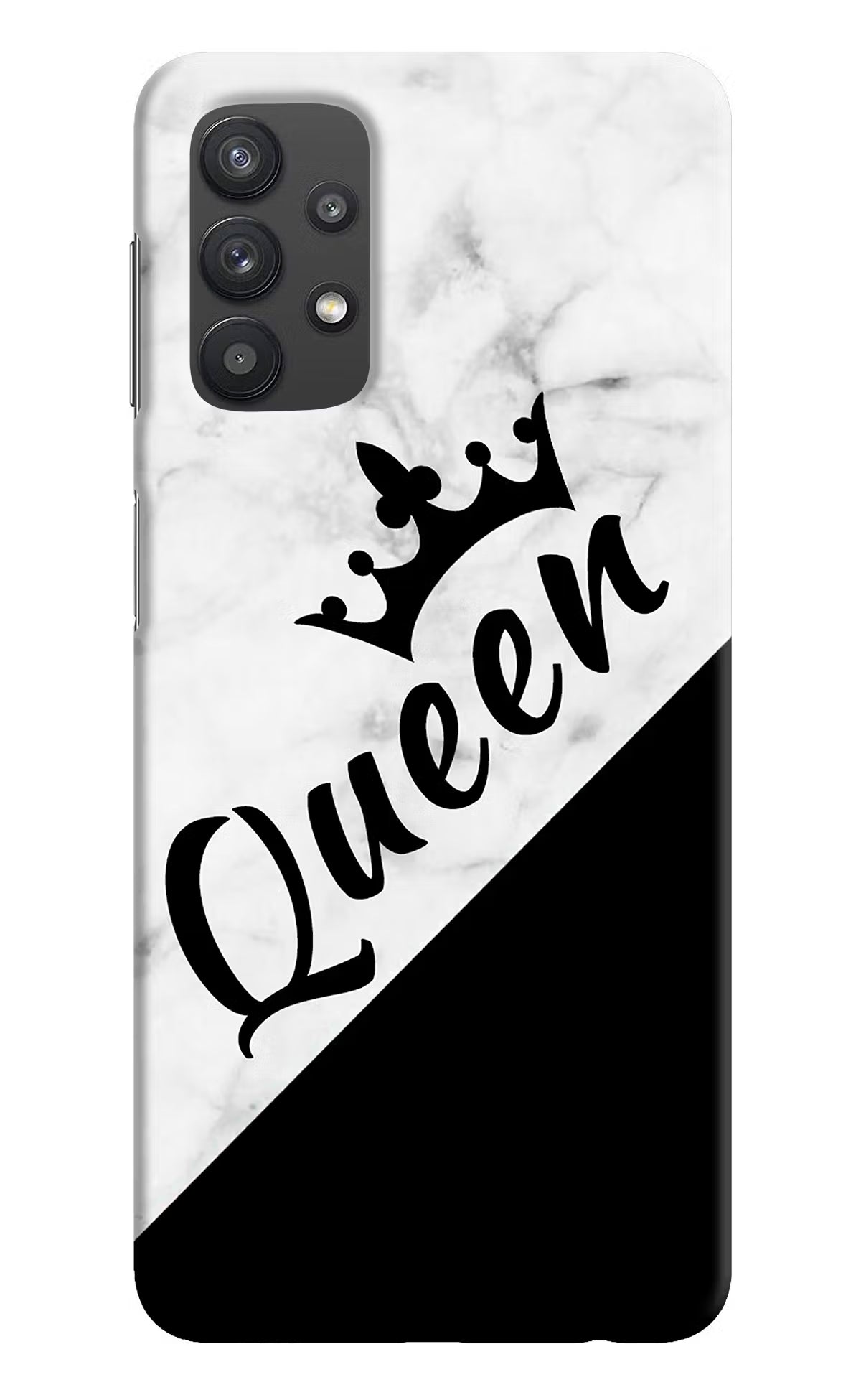 Queen Samsung M32 5G Hard Case Back Cover by Casekaro