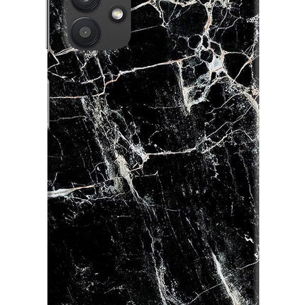 Black Marble Texture Samsung M32 5G Hard Case Back Cover by Casekaro