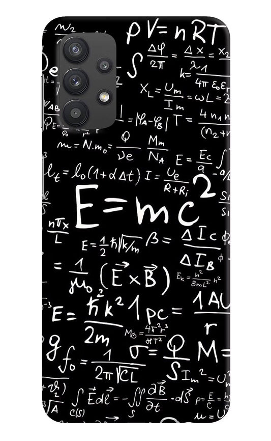 Physics Formula Samsung M32 5G Hard Case Back Cover by Casekaro