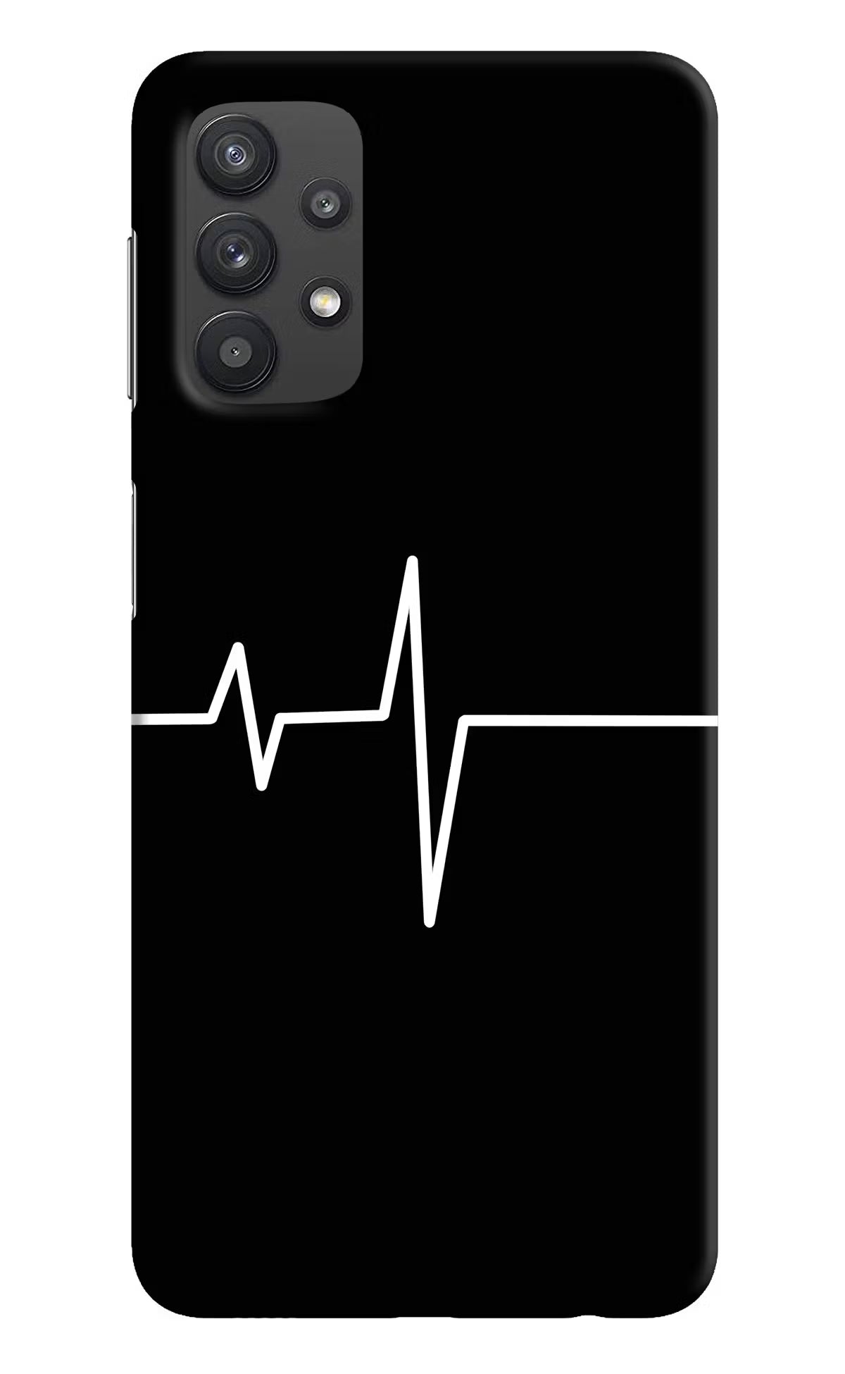 Heart Beats Samsung M32 5G Hard Case Back Cover by Casekaro