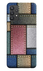Multicolor Jeans Samsung M32 5G Hard Case Back Cover by Casekaro