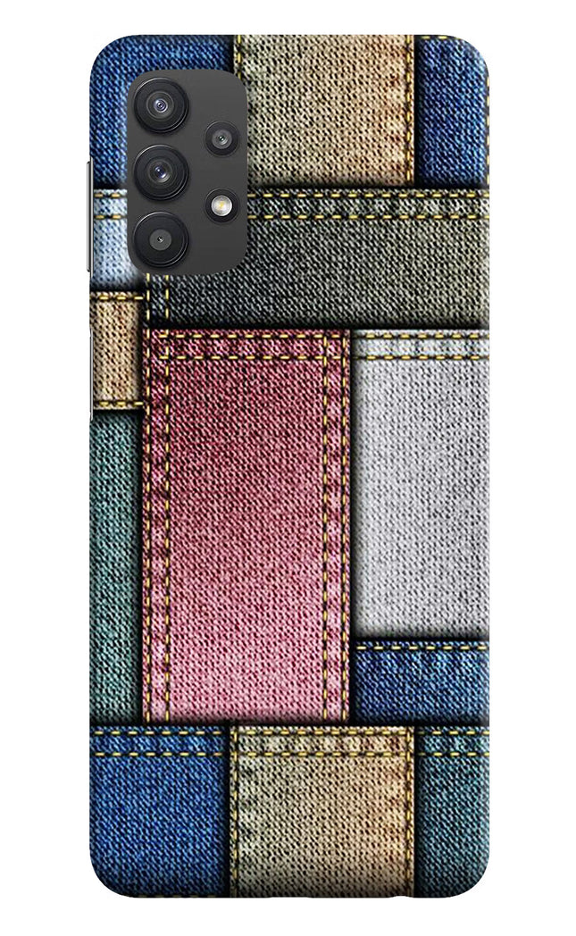 Multicolor Jeans Samsung M32 5G Hard Case Back Cover by Casekaro