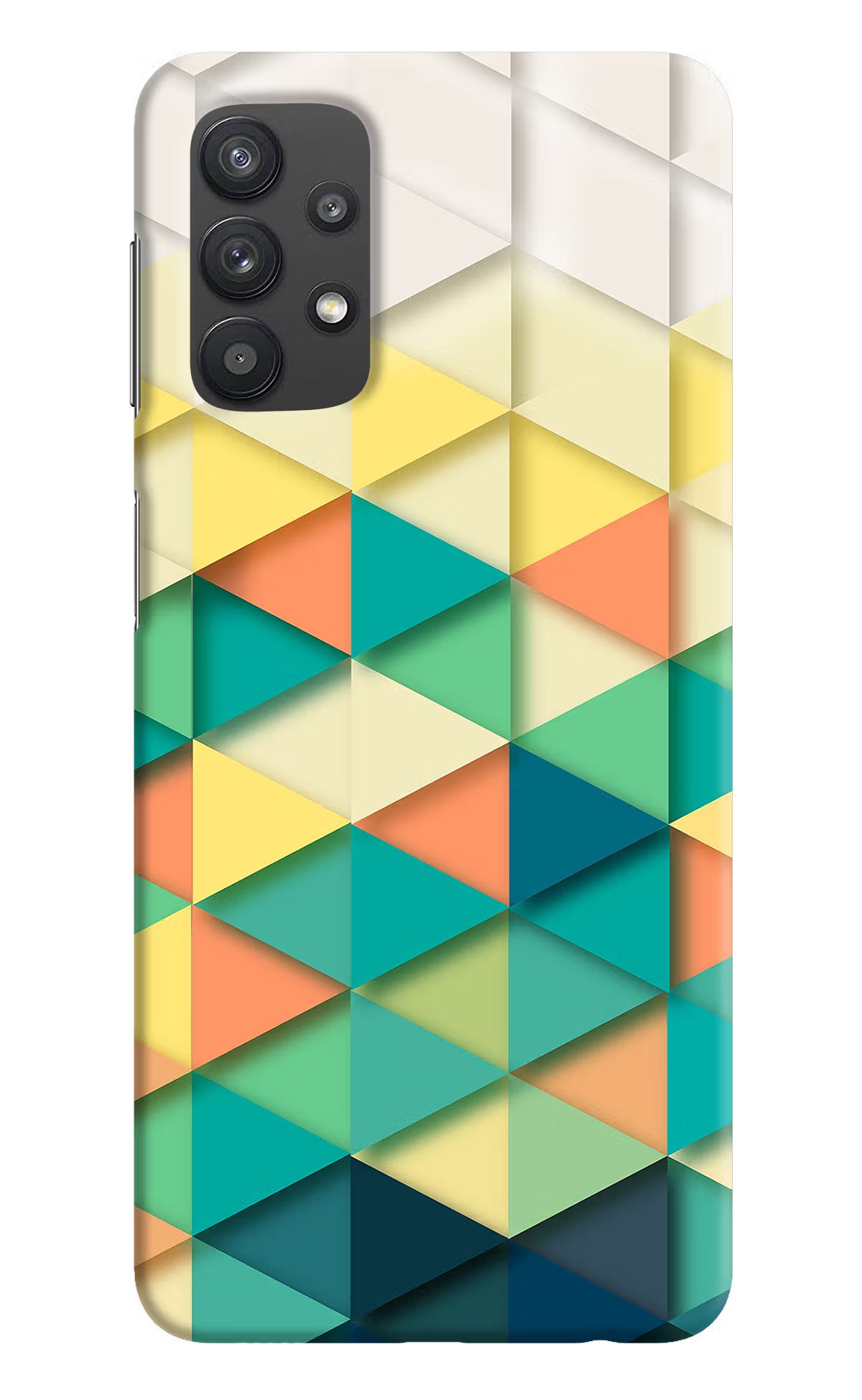 Abstract Samsung M32 5G Hard Case Back Cover by Casekaro