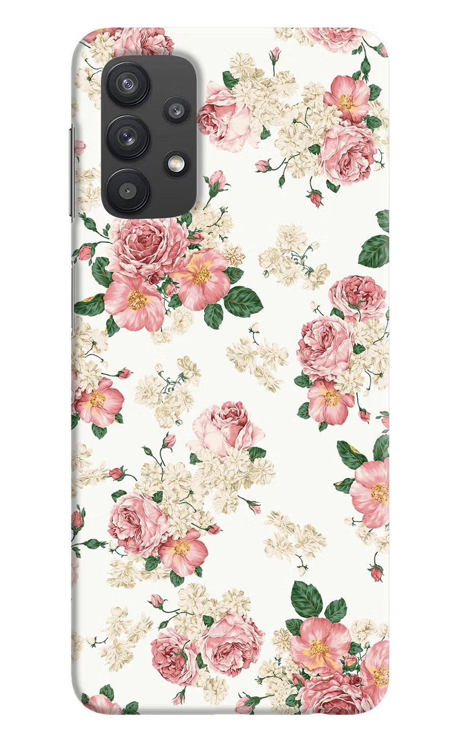 Flowers Samsung M32 5G Back Cover, Hard case