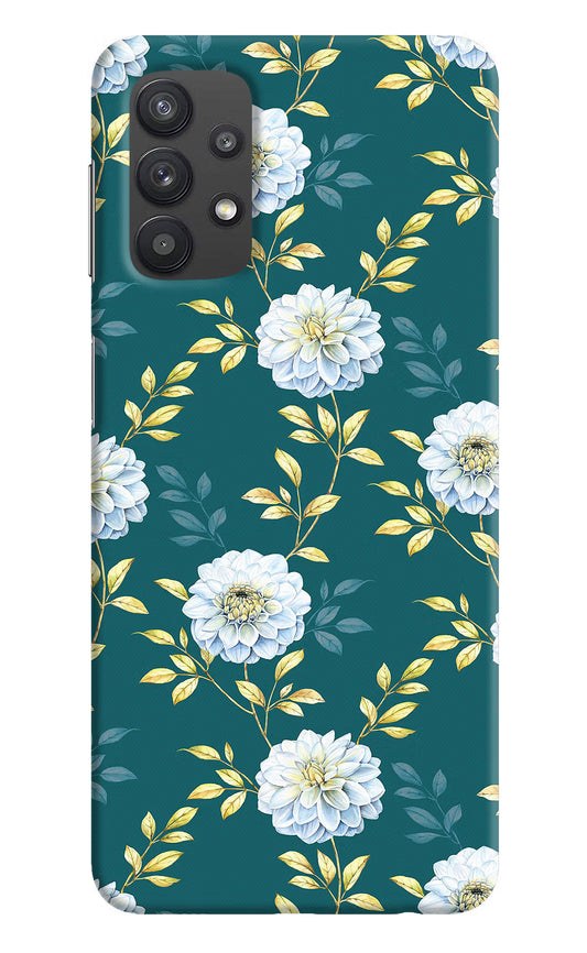 Flowers Samsung M32 5G Hard Case Back Cover by Casekaro