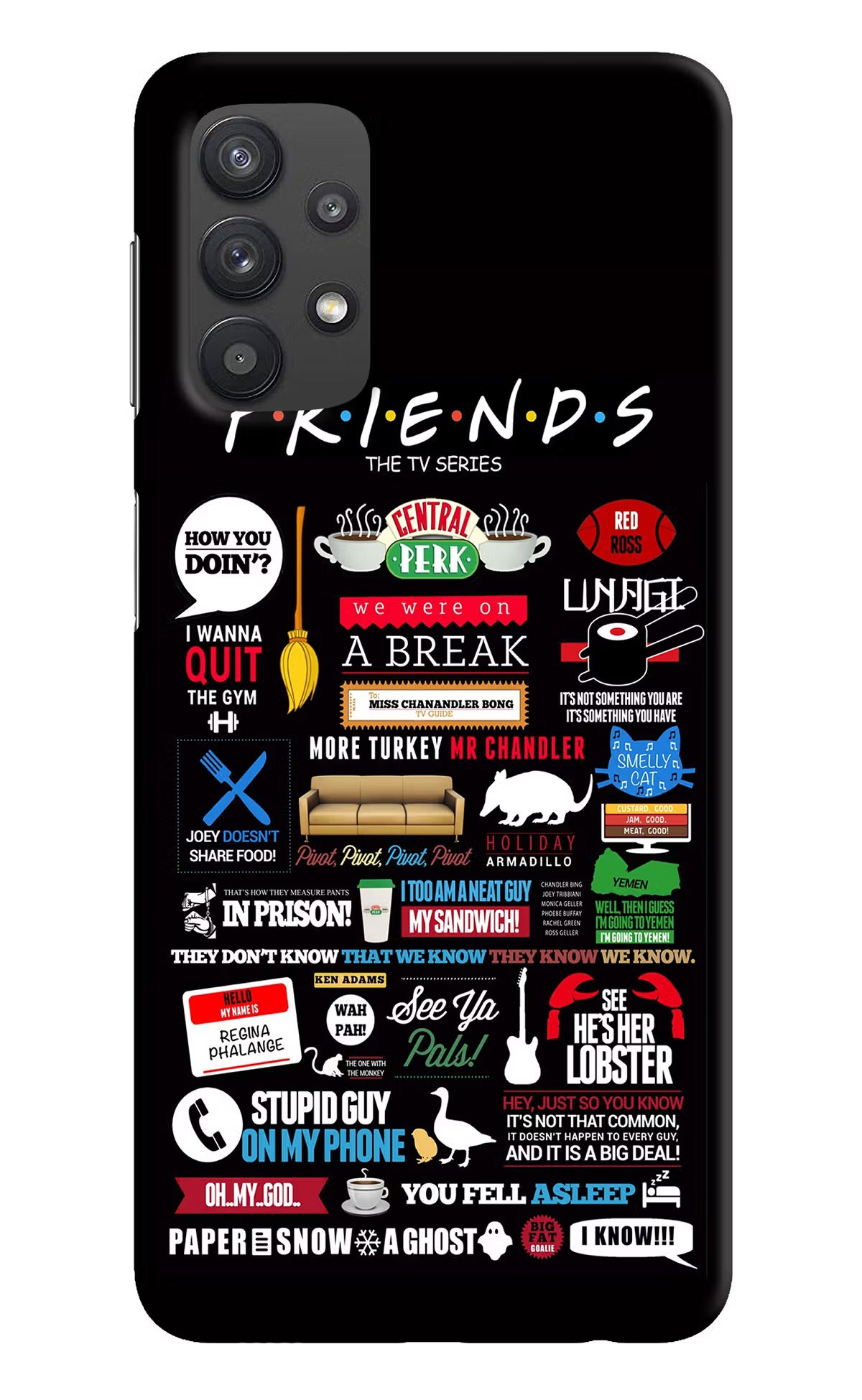 FRIENDS Samsung M32 5G Hard Case Back Cover by Casekaro