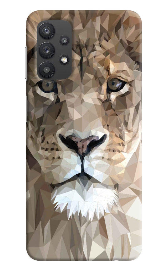 Lion Art Samsung M32 5G Hard Case Back Cover by Casekaro
