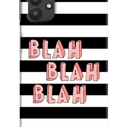 Blah Blah Blah Samsung M32 5G Hard Case Back Cover by Casekaro