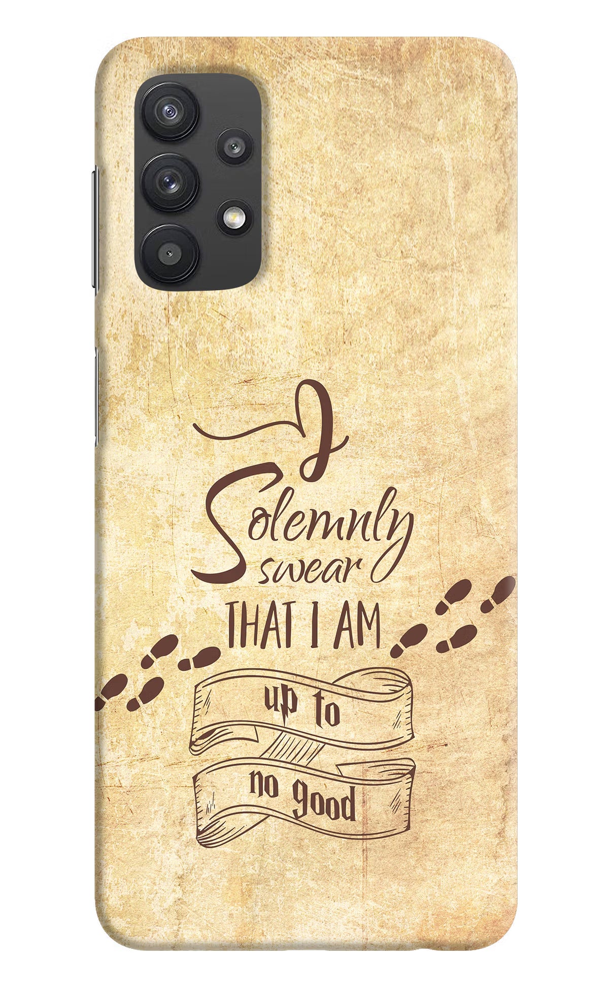 I Solemnly swear that i up to no good Samsung M32 5G Hard Case Back Cover by Casekaro