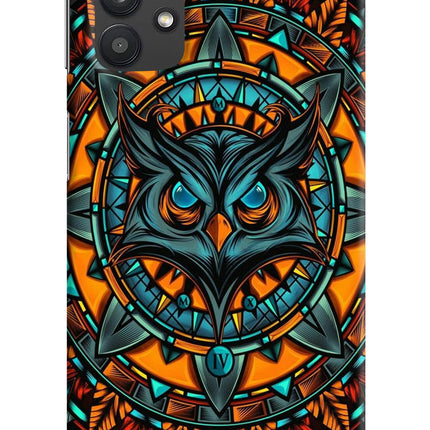 Angry Owl Art Samsung M32 5G Hard Case Back Cover by Casekaro