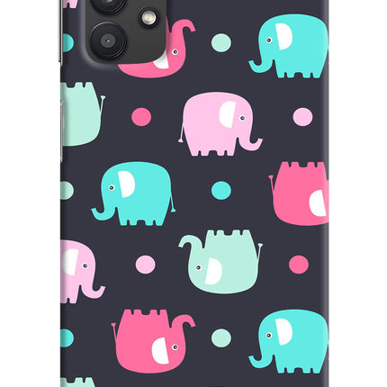 Elephants Samsung M32 5G Hard Case Back Cover by Casekaro