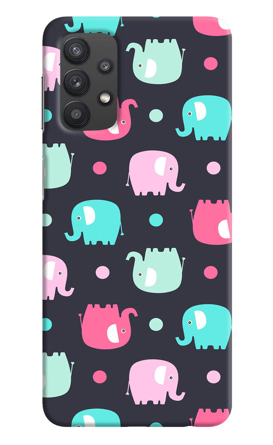 Elephants Samsung M32 5G Hard Case Back Cover by Casekaro