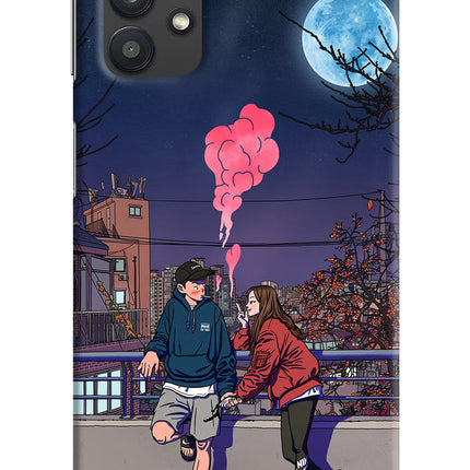 Chilling Couple Samsung M32 5G Hard Case Back Cover by Casekaro