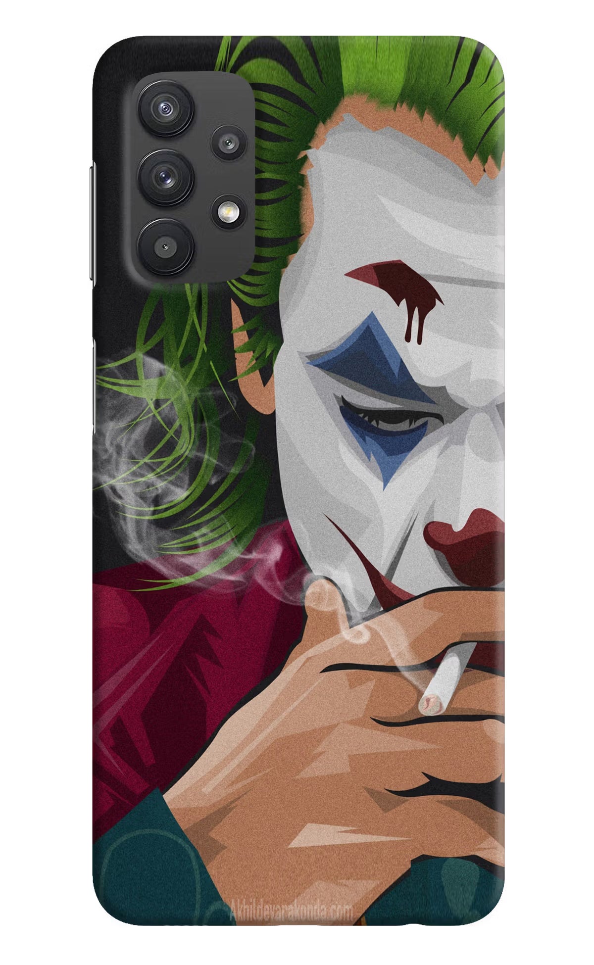 Joker Smoking Samsung M32 5G Hard Case Back Cover by Casekaro