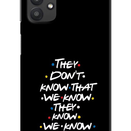 FRIENDS Dialogue Samsung M32 5G Hard Case Back Cover by Casekaro