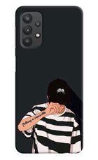 Aesthetic Boy Samsung M32 5G Hard Case Back Cover by Casekaro